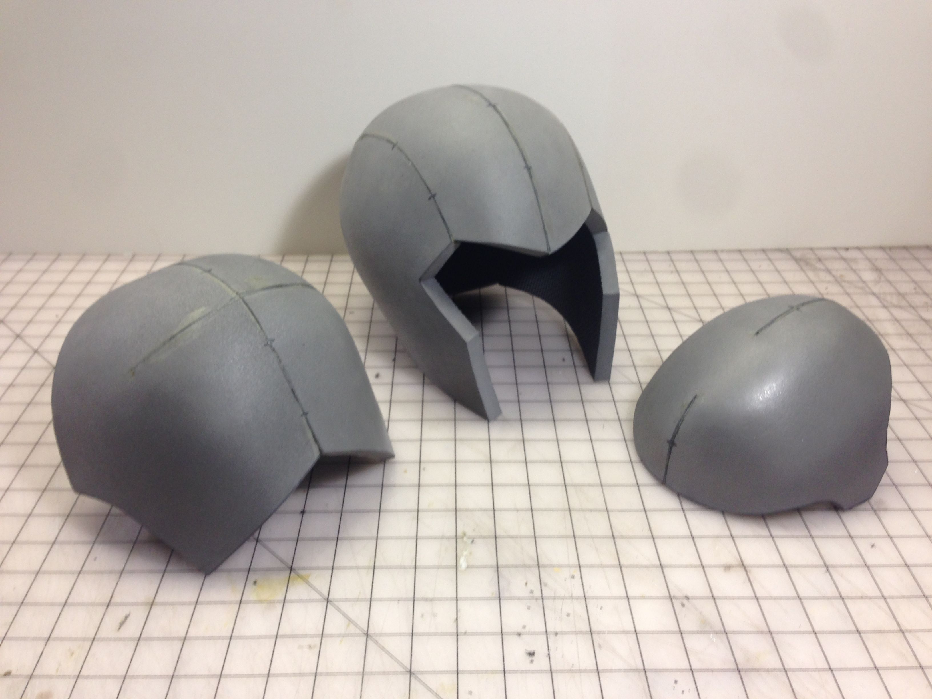 free foam helmet template
